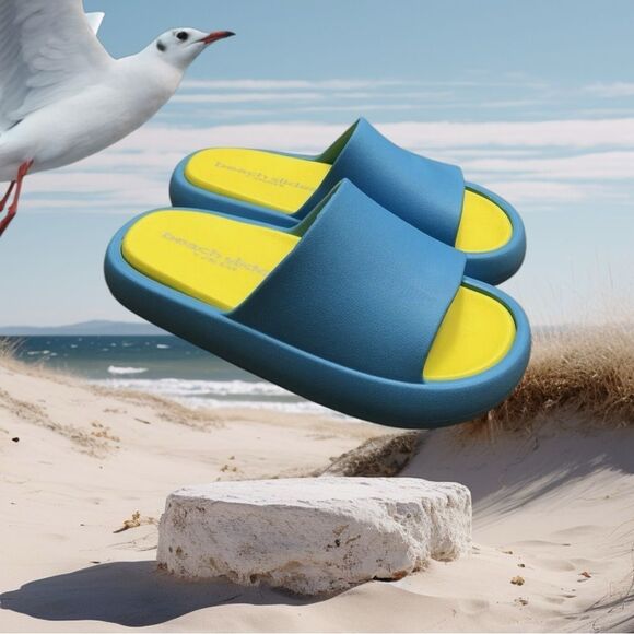 TURQUOISE BEACH SLIDES BY J SLIDES, Sz 8 - Picture 5 of 12